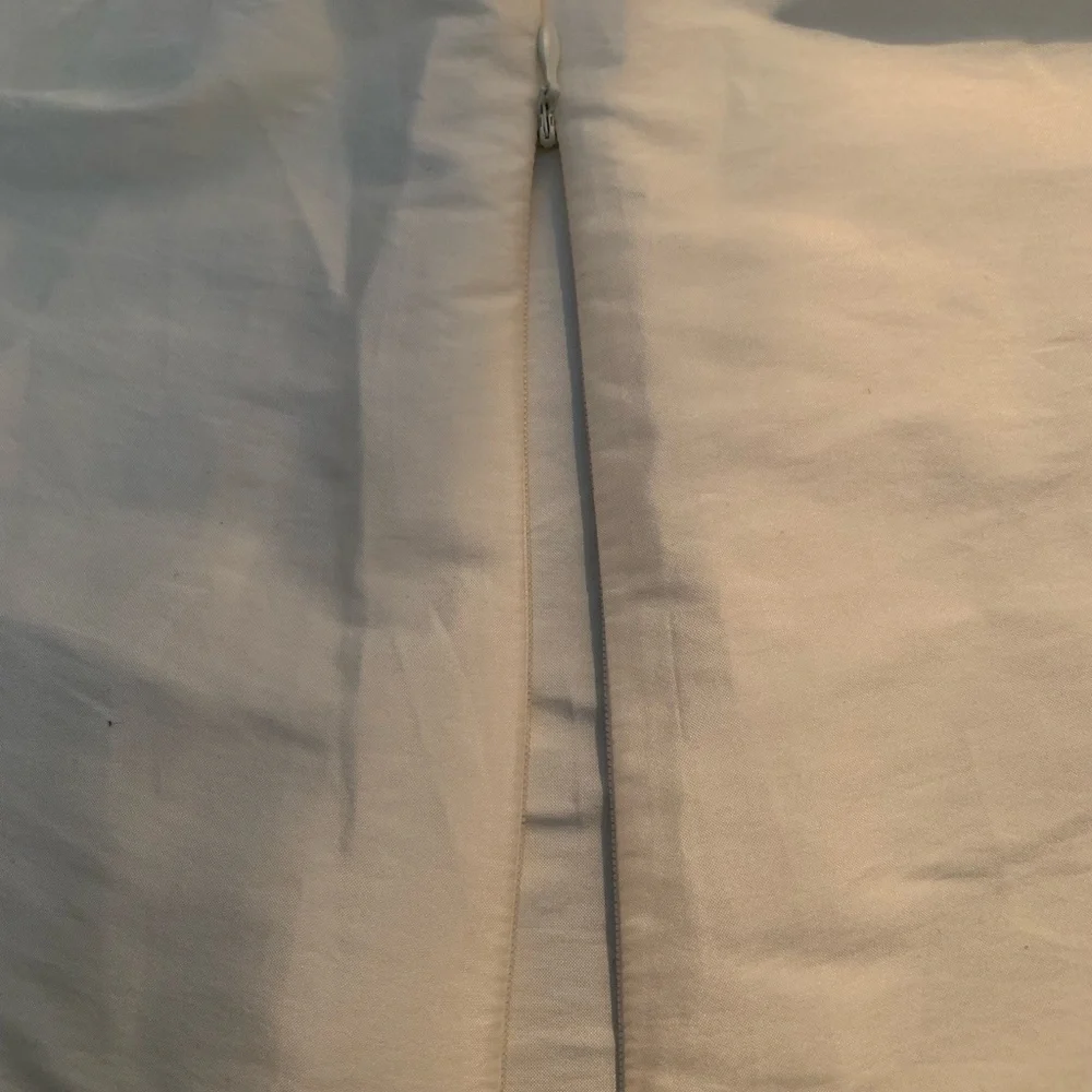 Calvin Klein Sleeveless Cream Tuxedo Tunic Top - Picture 8 of 9